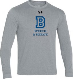 Men's Under Armour L/S Locker Shirt, True Heather Grey
